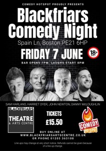 Blackfriars Comedy Night - June 2024